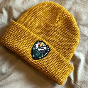 Atomic Child Mountain Shield Waffle Beanie